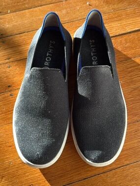 Rothy’s The Original Slip On Sneaker Size 8.5 in Black